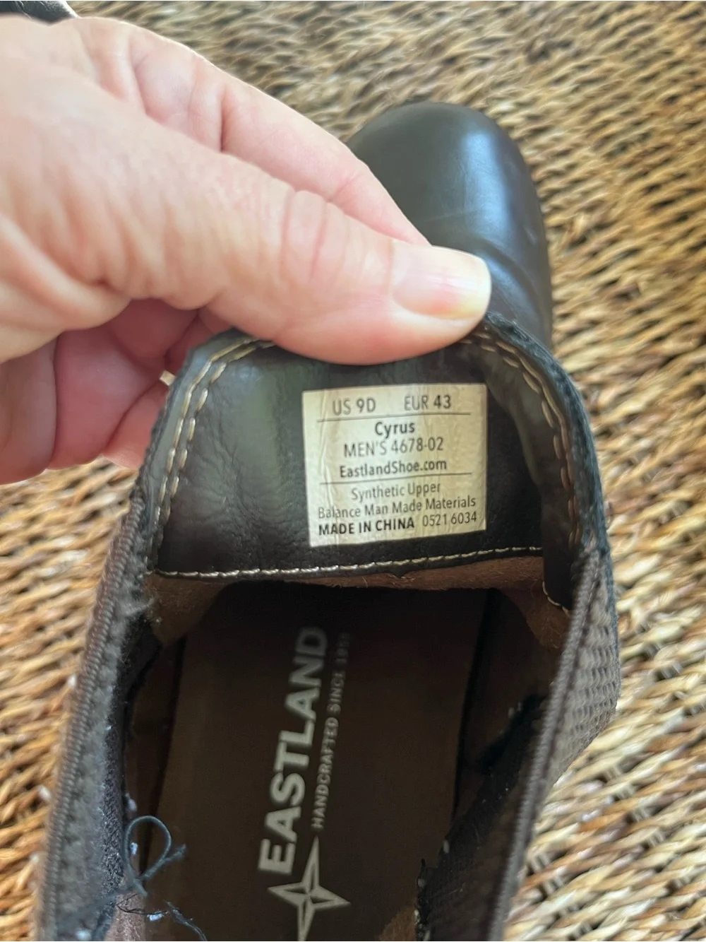 Eastland Men's Dark Brown Leather Chelsea Boots